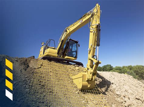 orientation of excavators on slopes